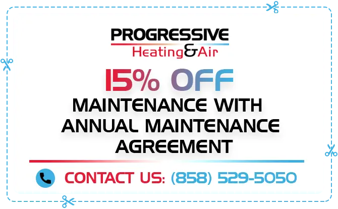 Promotion 1 for HVAC Services at Progressive Air Conditioning