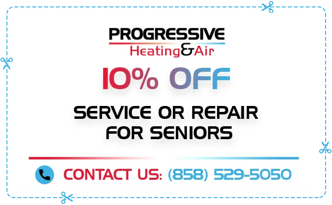 10% Off Promotion 2 for HVAC Services at Progressive Air Conditioning