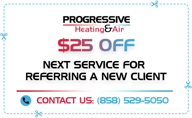 Promotion 5 for HVAC Services at Progressive Air Conditioning